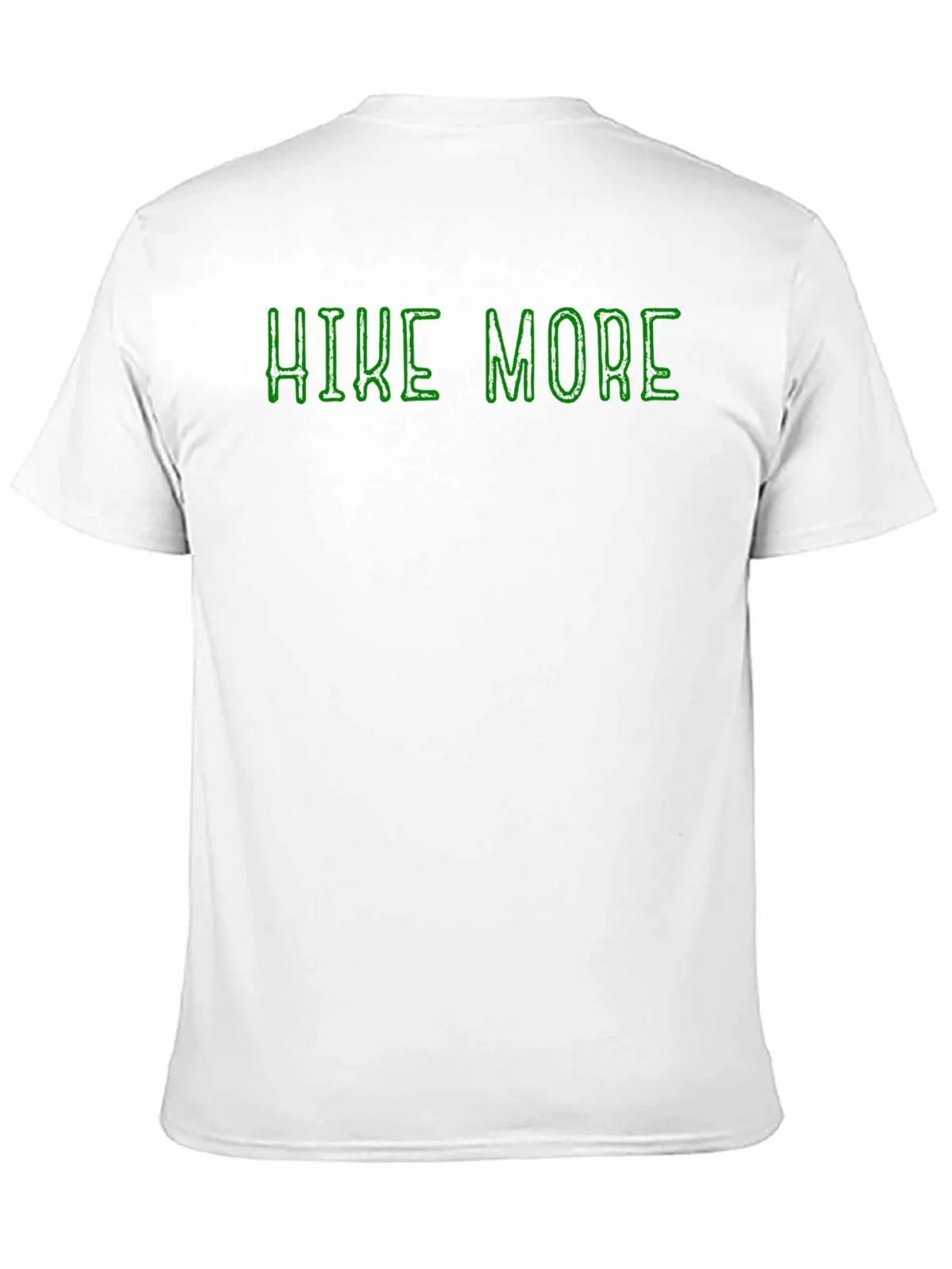 Hike More Black Cotton Graphic Tee