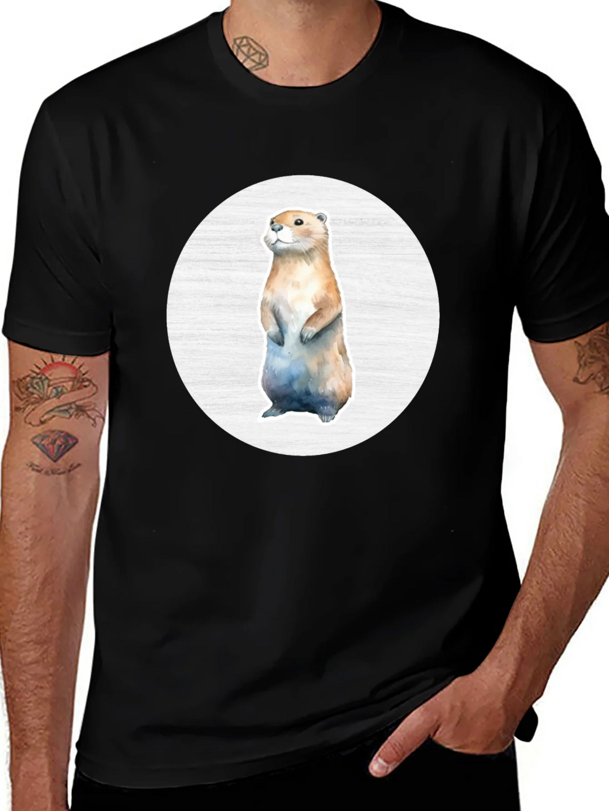 Cute Otter Graphic Tee