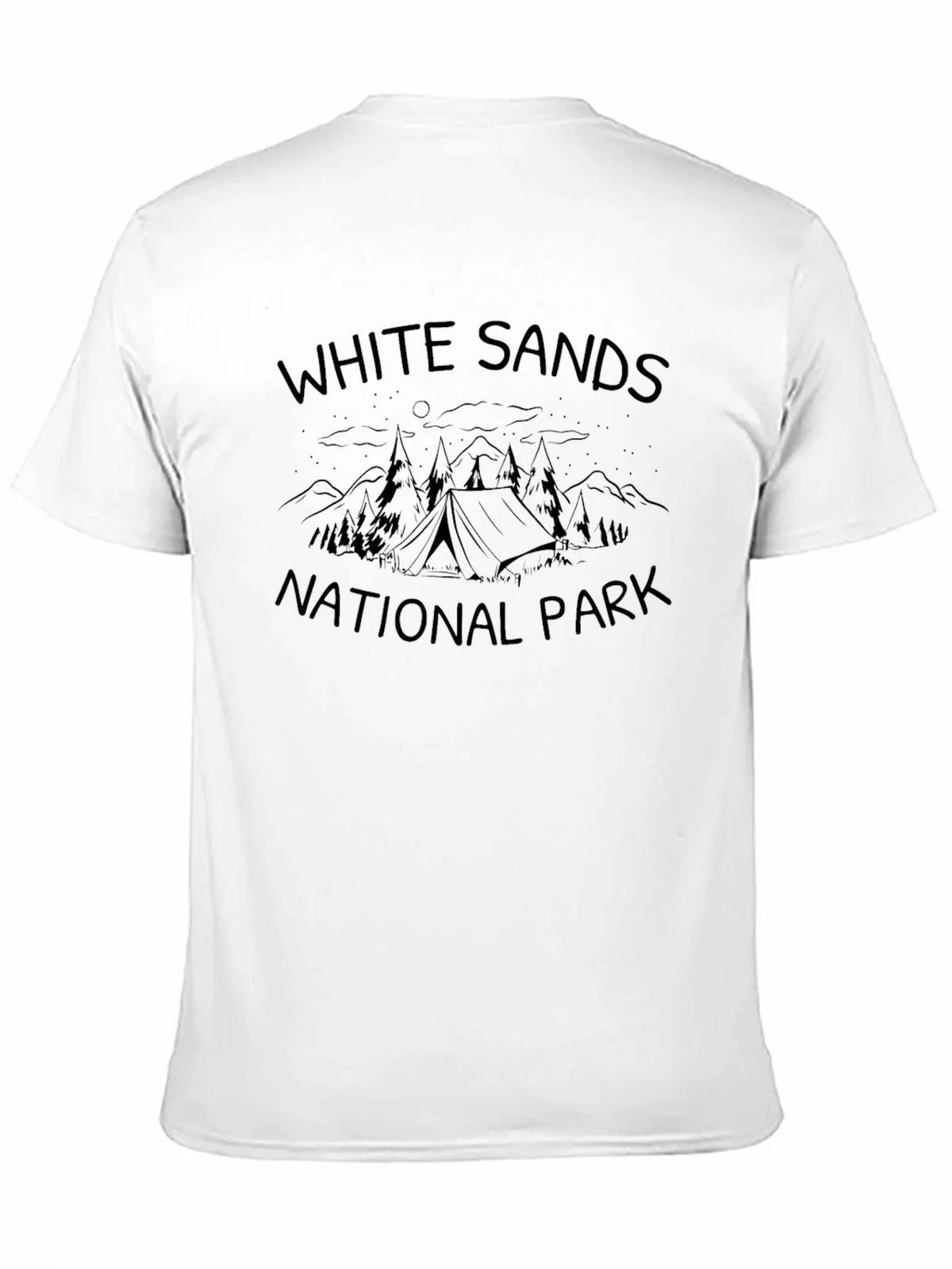 White Sands National Park Black T-Shirt