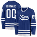 Custom Hockey Jersey - Royal White