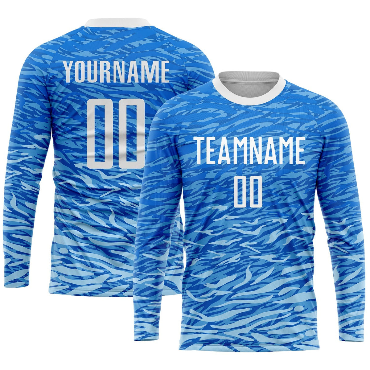 Custom Soccer Jersey - Royal White Sublimation Uniform