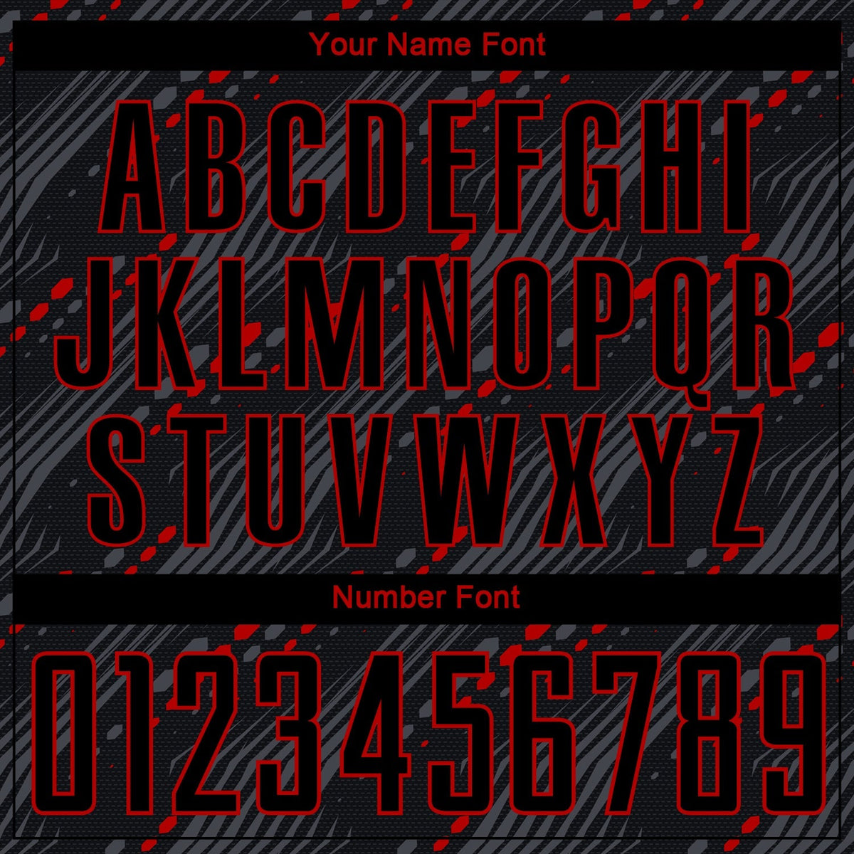 Custom Soccer Jersey - Black Red Sublimation Uniform