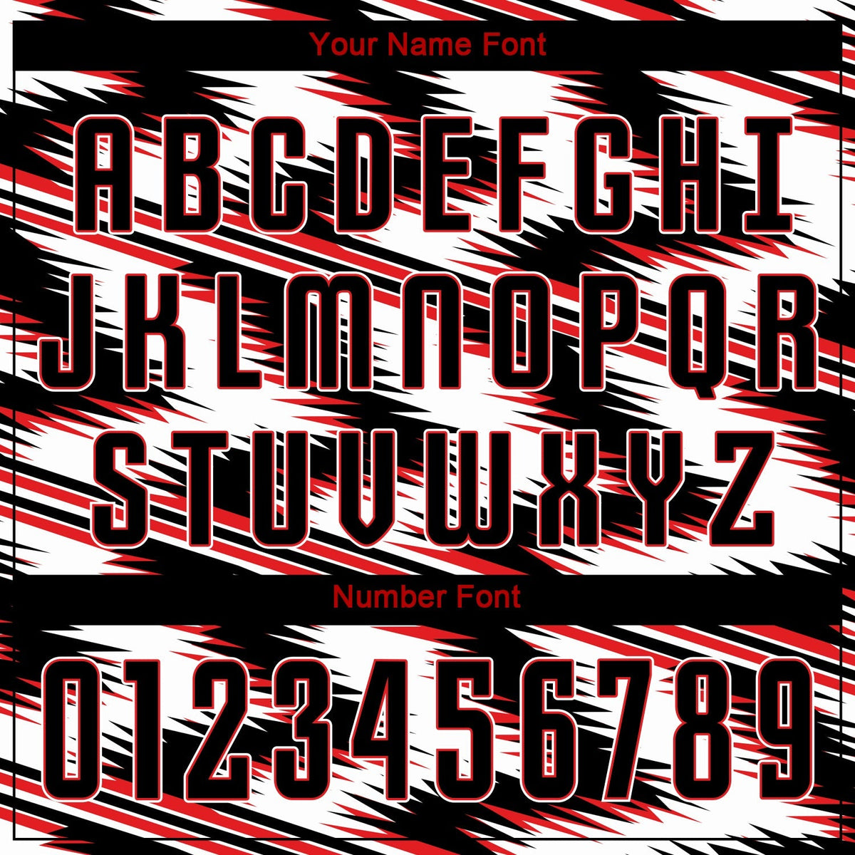 Custom Soccer Jersey - White Black-Red Sublimation Uniform