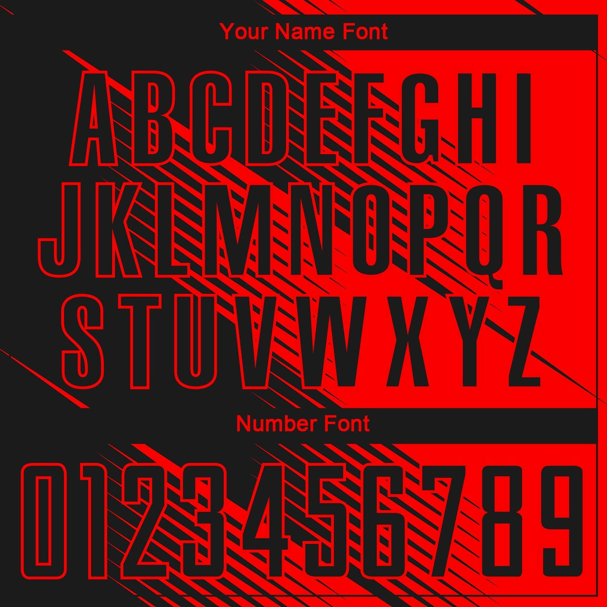 Custom Soccer Jersey - Red Black Sublimation Uniform