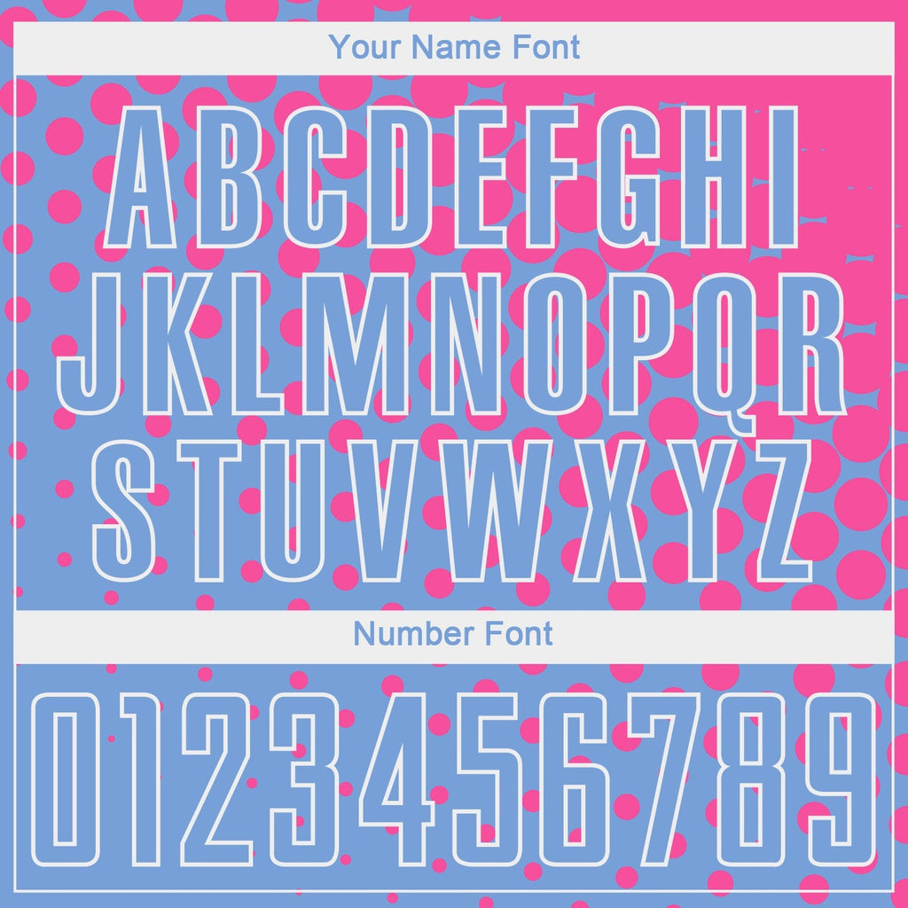 Custom Soccer Jersey - Light Blue Pink-White Sublimation Uniform