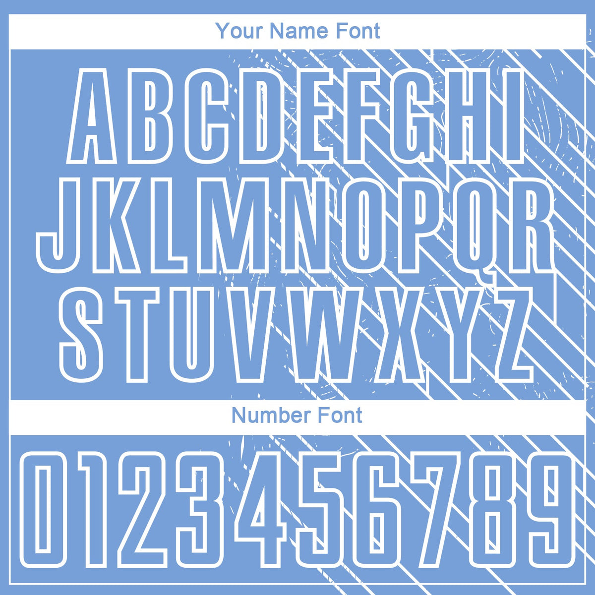 Custom Soccer Jersey - Light Blue White Lines Sublimation Uniform