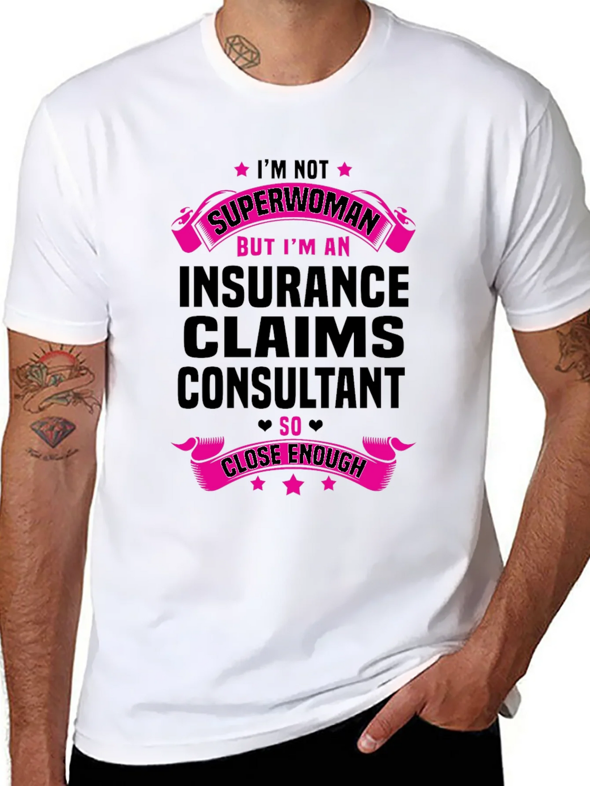 Insurance Claims Consultant T-Shirt - Superwoman Inspired