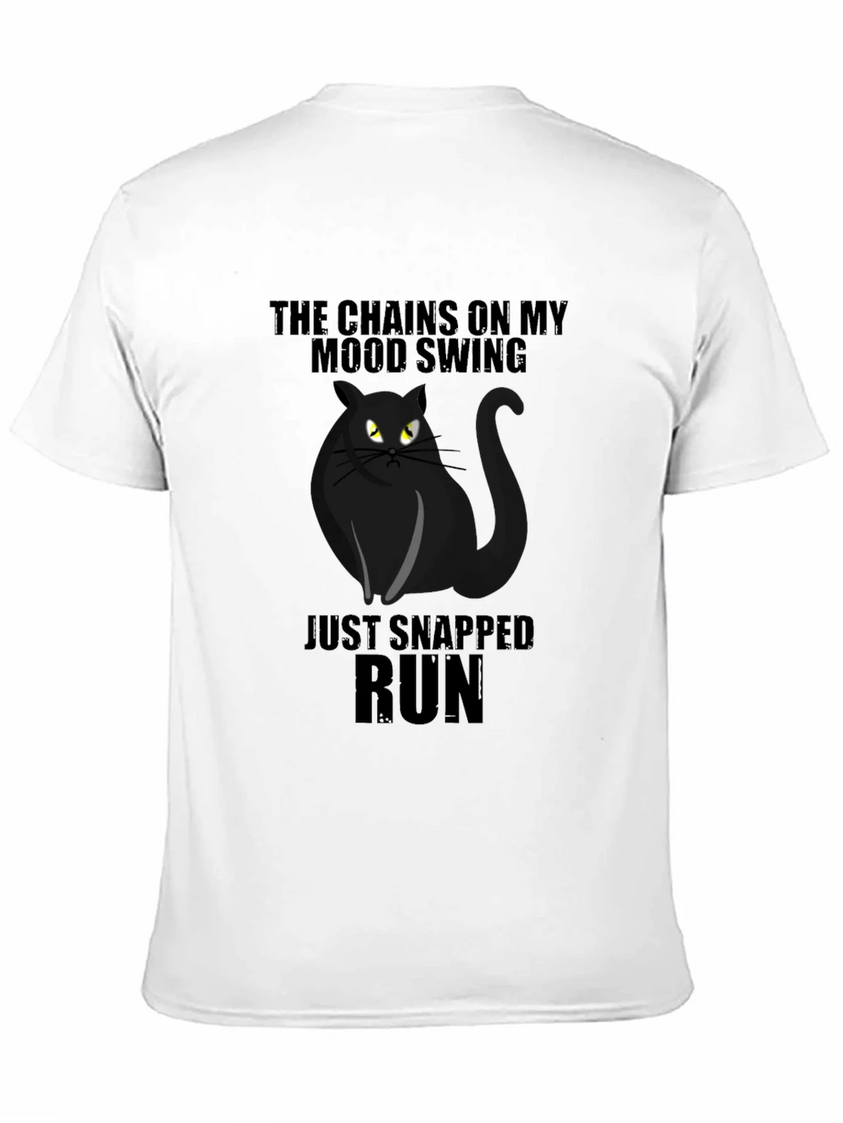 Mood Swing Cat Graphic T-Shirt