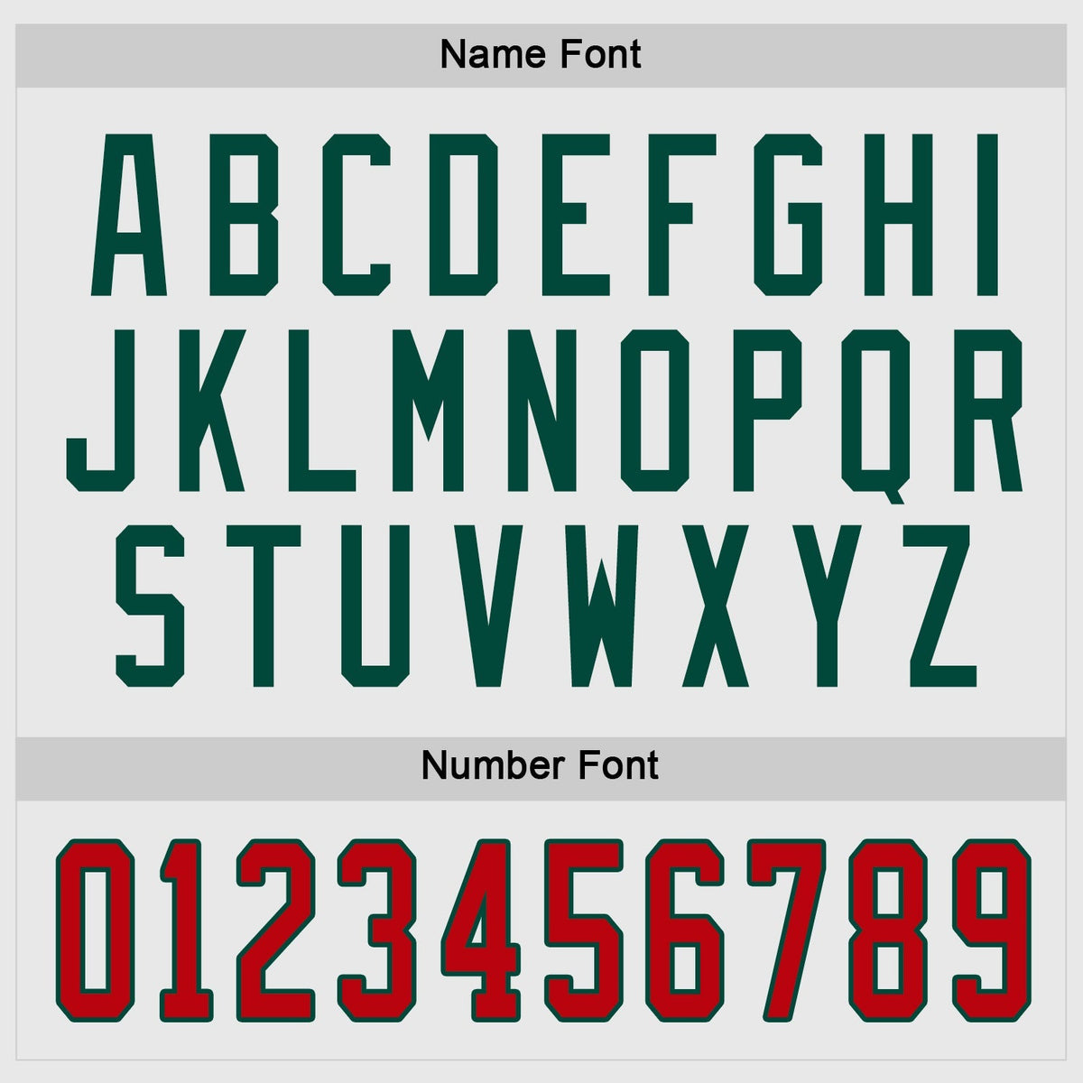 Custom Hockey Jersey - White Red-Green