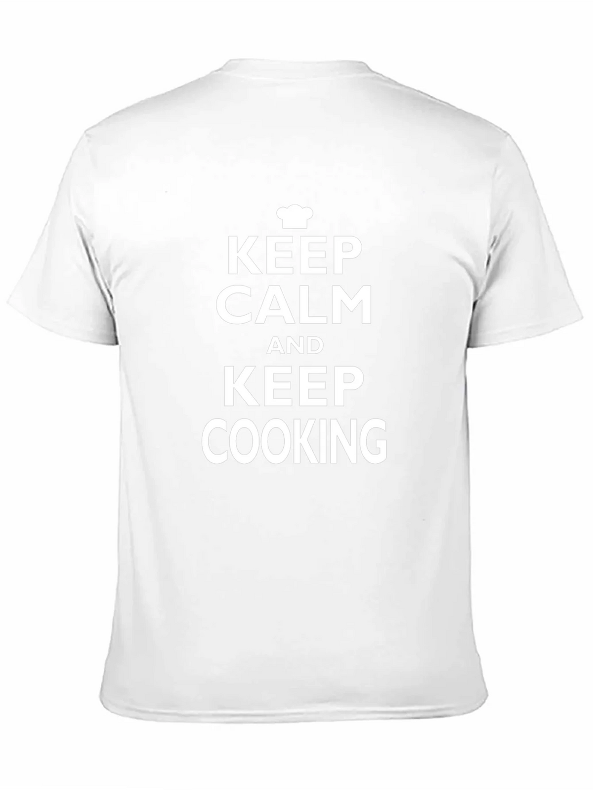 Keep Calm and Keep Cooking Black T-Shirt