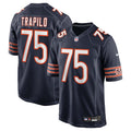 Chicago Bears Ozzy Trapilo Navy Team Game Jersey