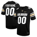 Colorado Buffaloes Custom Football Game Jersey - Black