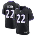 Baltimore Ravens Derrick Henry Black Alternate Game Jersey