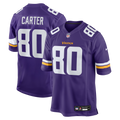 Minnesota Vikings Cris Carter Purple Game Retired Player Jersey