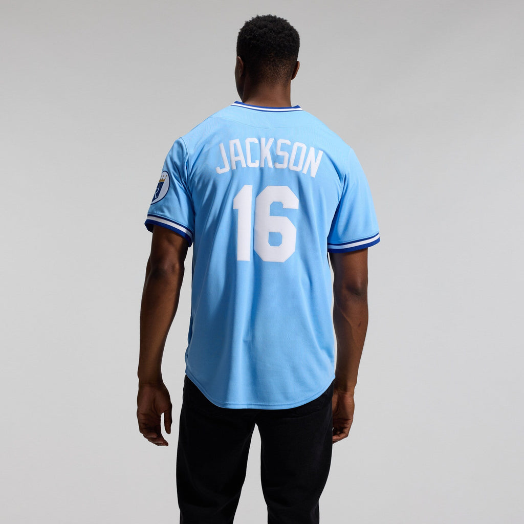 Kansas City Royals Bo Jackson Light Blue Throwback Cooperstown Collection Limited Jersey