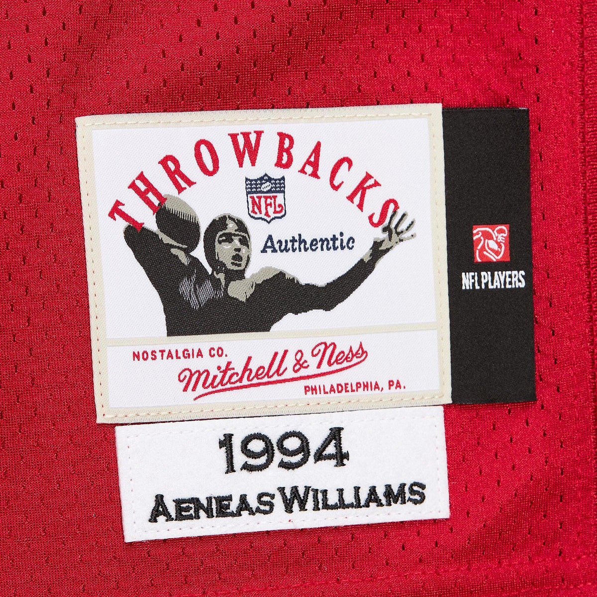 Arizona Cardinals 1994 Aeneas Williams Cardinal Authentic Throwback Retired Player Jersey