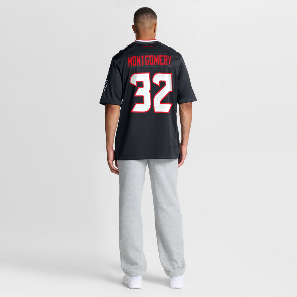 Houston Texans David Montgomery Navy Game Jersey