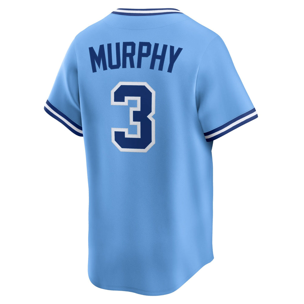 Atlanta Braves Dale Murphy Light Blue Throwback Cooperstown Collection Limited Jersey