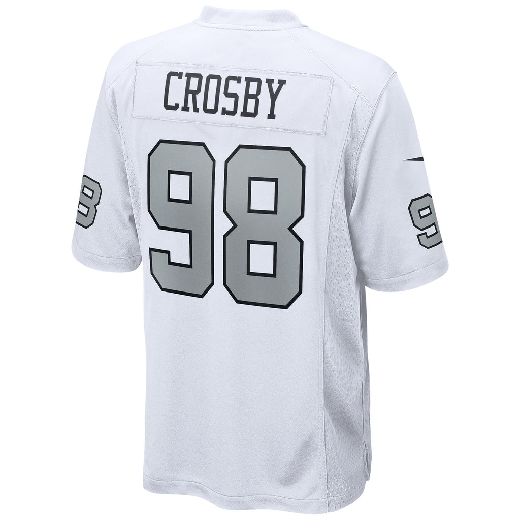 Las Vegas Raiders Maxx Crosby White Alternate Game Jersey
