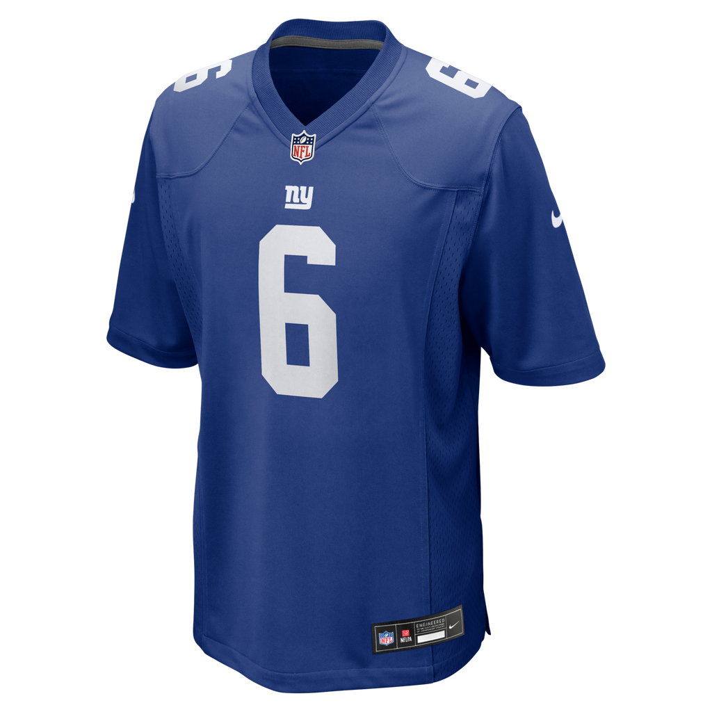 New York Giants Jaxson Dart Royal Team Game Jersey