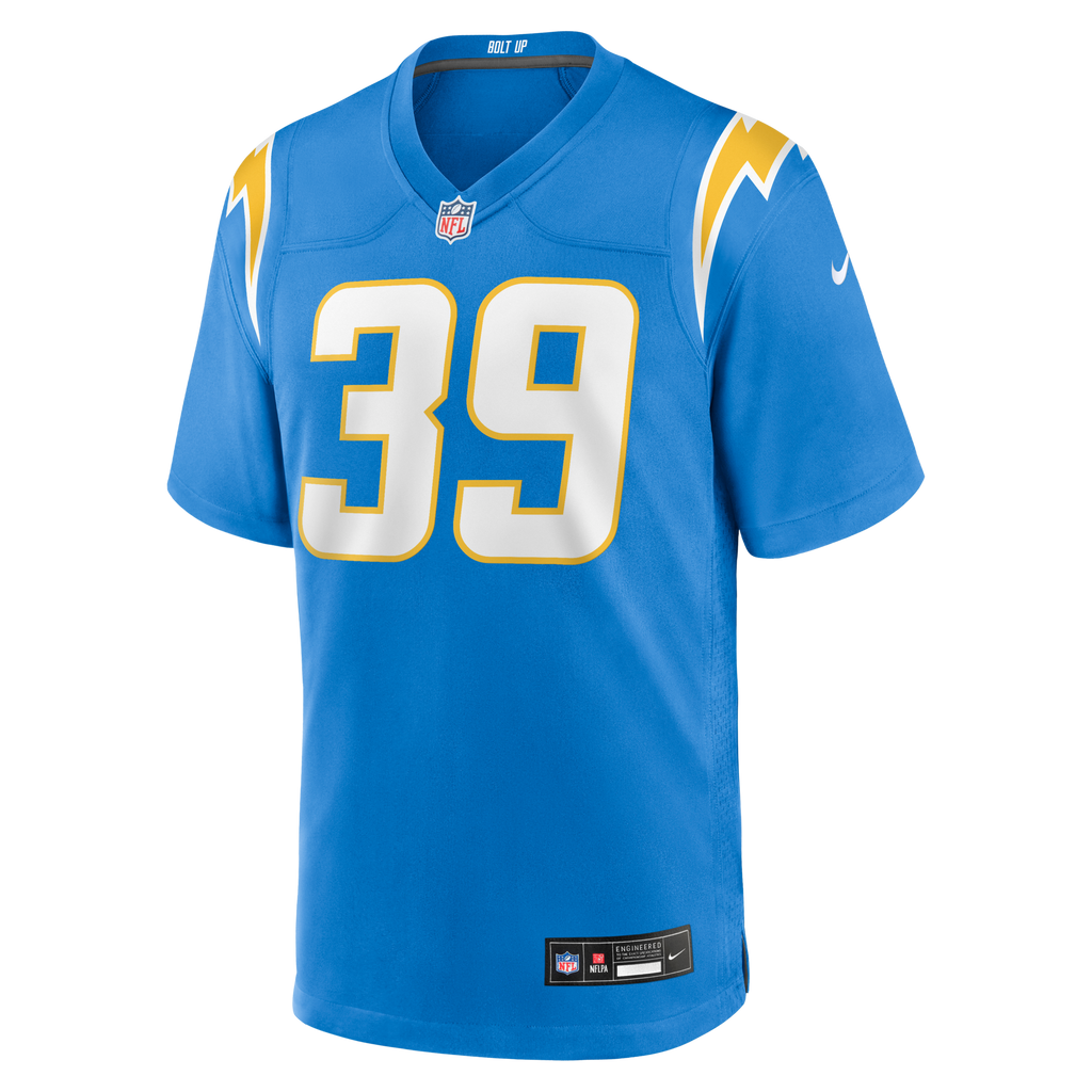 Los Angeles Chargers Eric Rogers Powder Blue Team Game Jersey