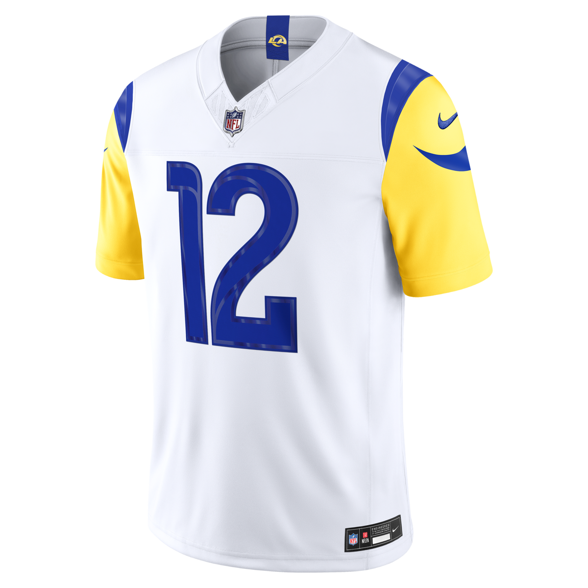 Los Angeles Rams Puka Nacua White Vapor F.U.S.E. Stitched Limited Jersey