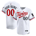 Minnesota Twins White Home Limited Custom Jersey