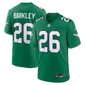 Philadelphia Eagles Saquon Barkley Kelly Green Alternate Game Jersey