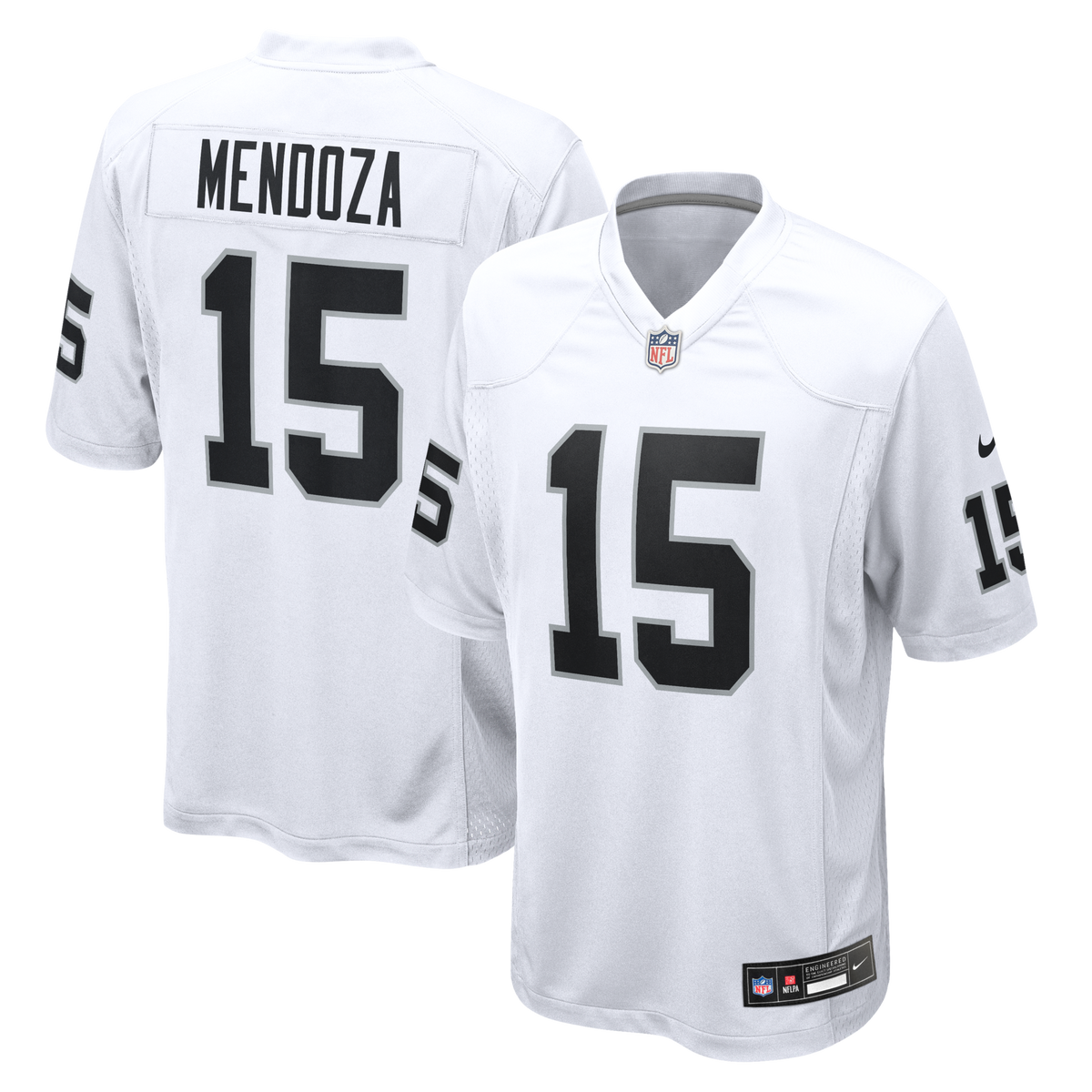Las Vegas Raiders Fernando Mendoza White Game Player Jersey
