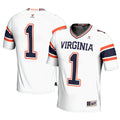 #1 Virginia Cavaliers Football Jersey - White