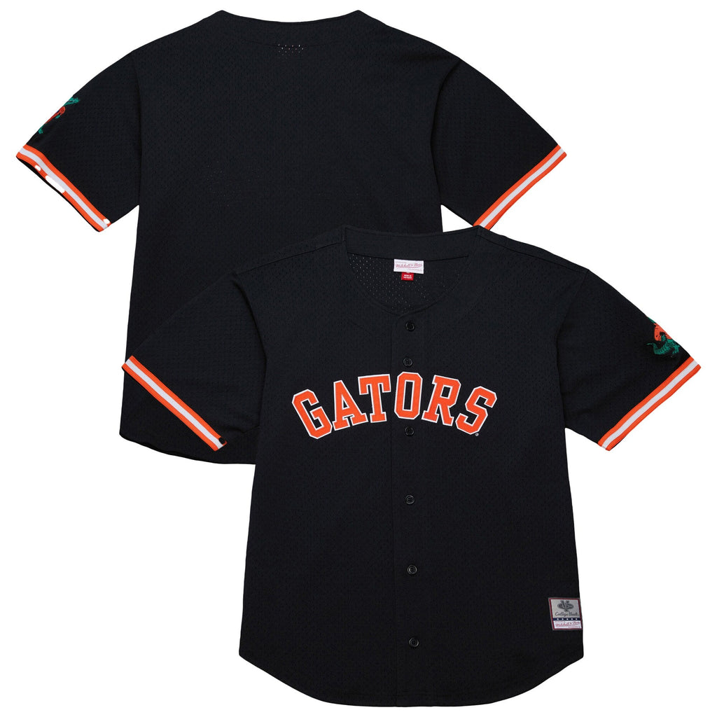 Florida Gators On The Clock Full-Button Fashion Jersey - Black