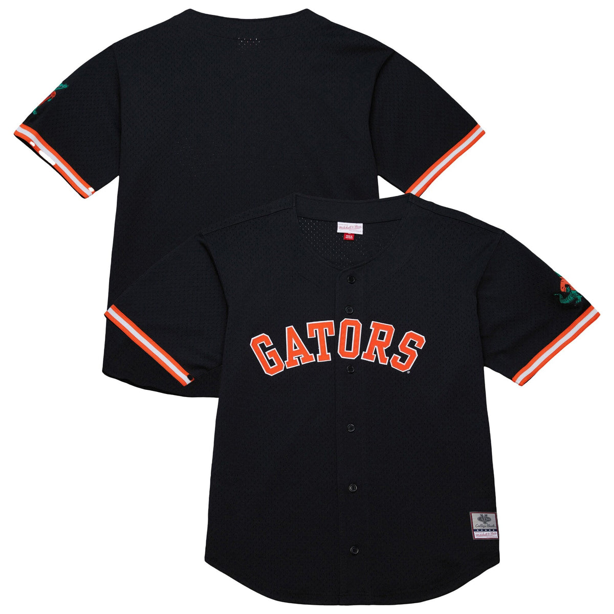 Florida Gators On The Clock Full-Button Fashion Jersey - Black