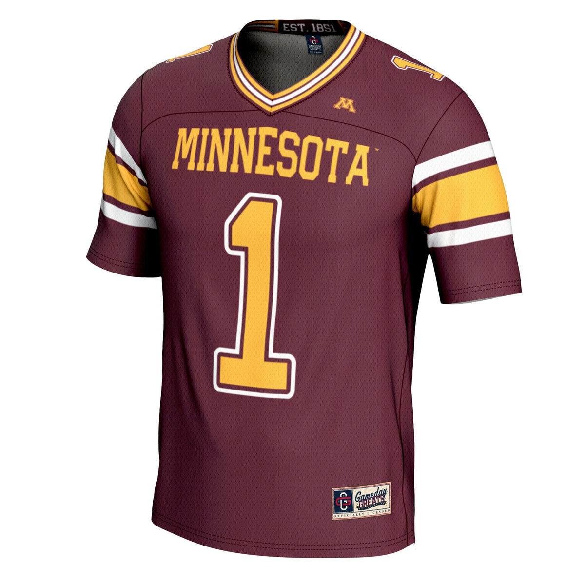 #1 Minnesota Golden Gophers Football Jersey – Maroon