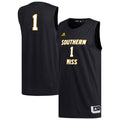 #1 Black Southern Miss Golden Eagles Replica Basketball Jersey