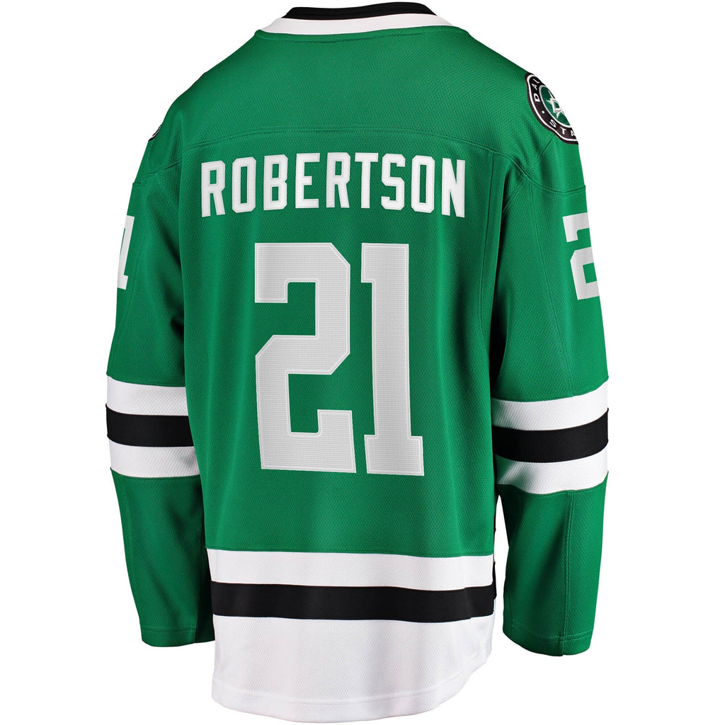 Dallas Stars Jason Robertson Kelly Green Home Breakaway Replica Jersey