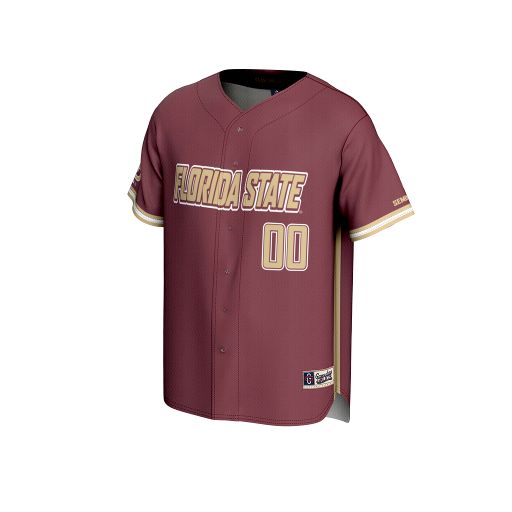 Florida State Seminoles NIL Pick-A-Player Lightweight Baseball Jersey - Garnet