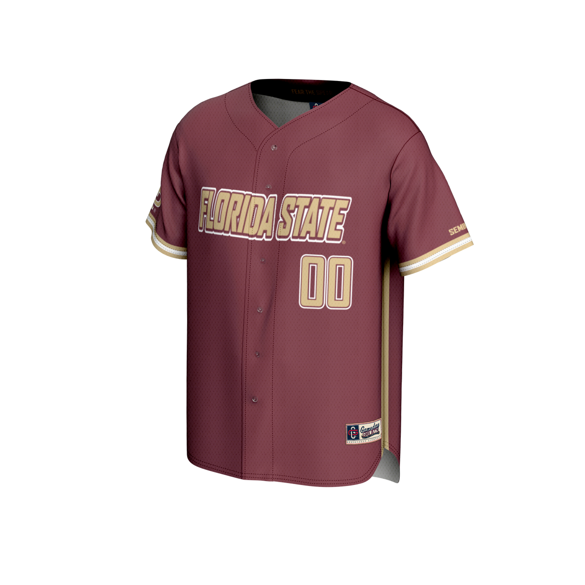 Florida State Seminoles NIL Pick-A-Player Lightweight Baseball Jersey - Garnet