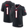Houston Texans Tank Dell Navy Team Game Jersey