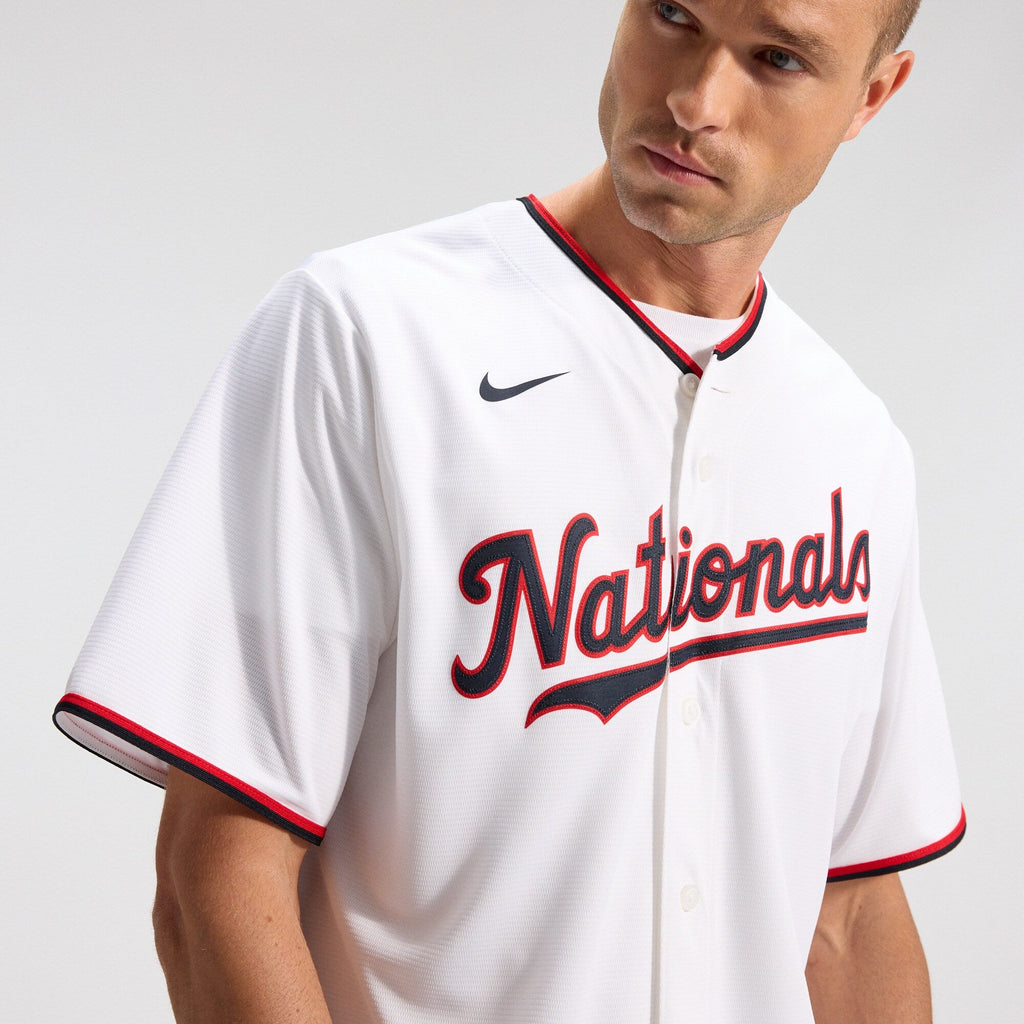 Washington Nationals CJ Abrams White Home Replica Jersey