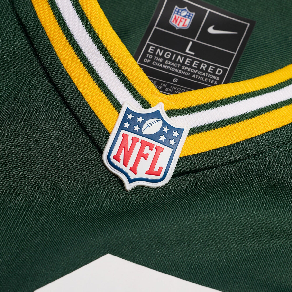 Green Bay Packers Chris Brooks Green Team Game Jersey