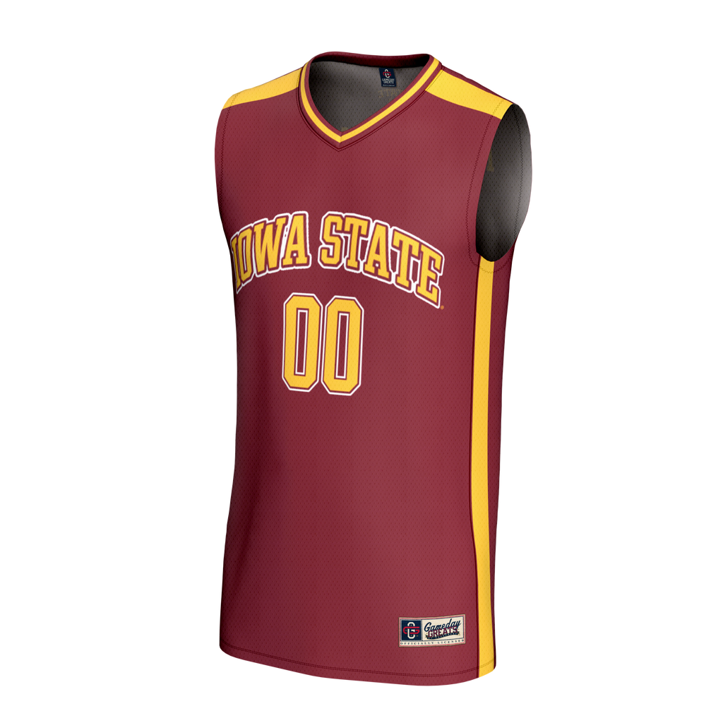 Iowa State Cyclones Lightweight Collegiate Basketball NIL Pick-A-Player Fashion Jersey - Cardinal