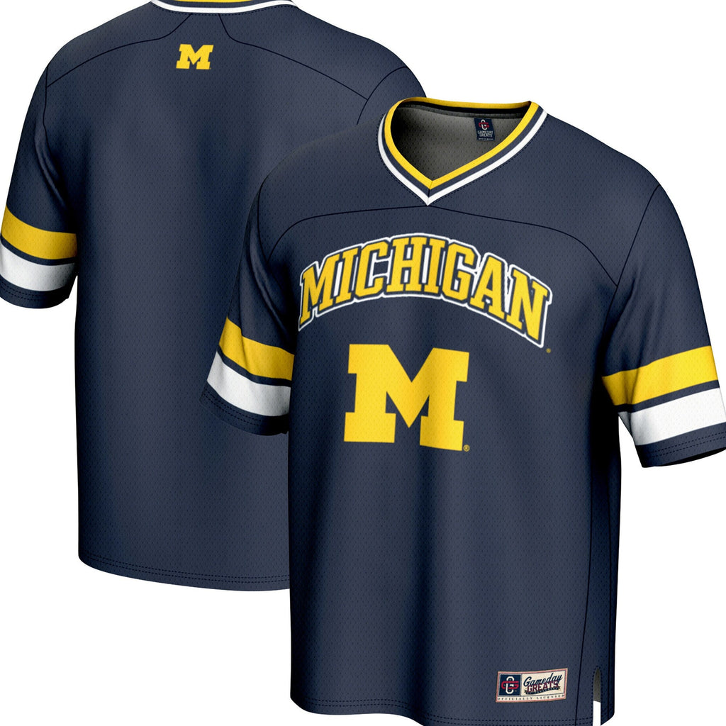 Michigan Wolverines Spirit Football Jersey - Navy