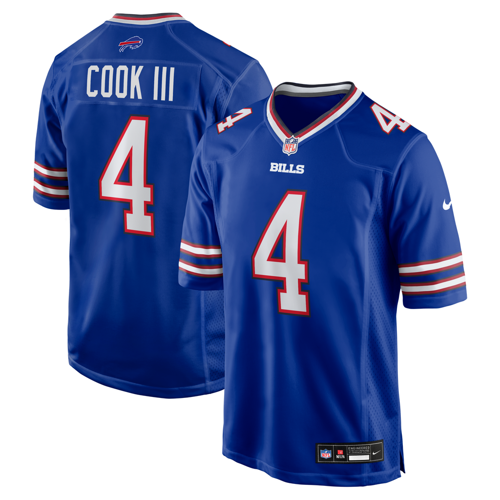 Buffalo Bills James Cook III Royal Team Game Jersey