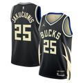 Milwaukee Bucks Statement Edition Swingman Jersey - Hunter Green - Kasparas Jakučionis