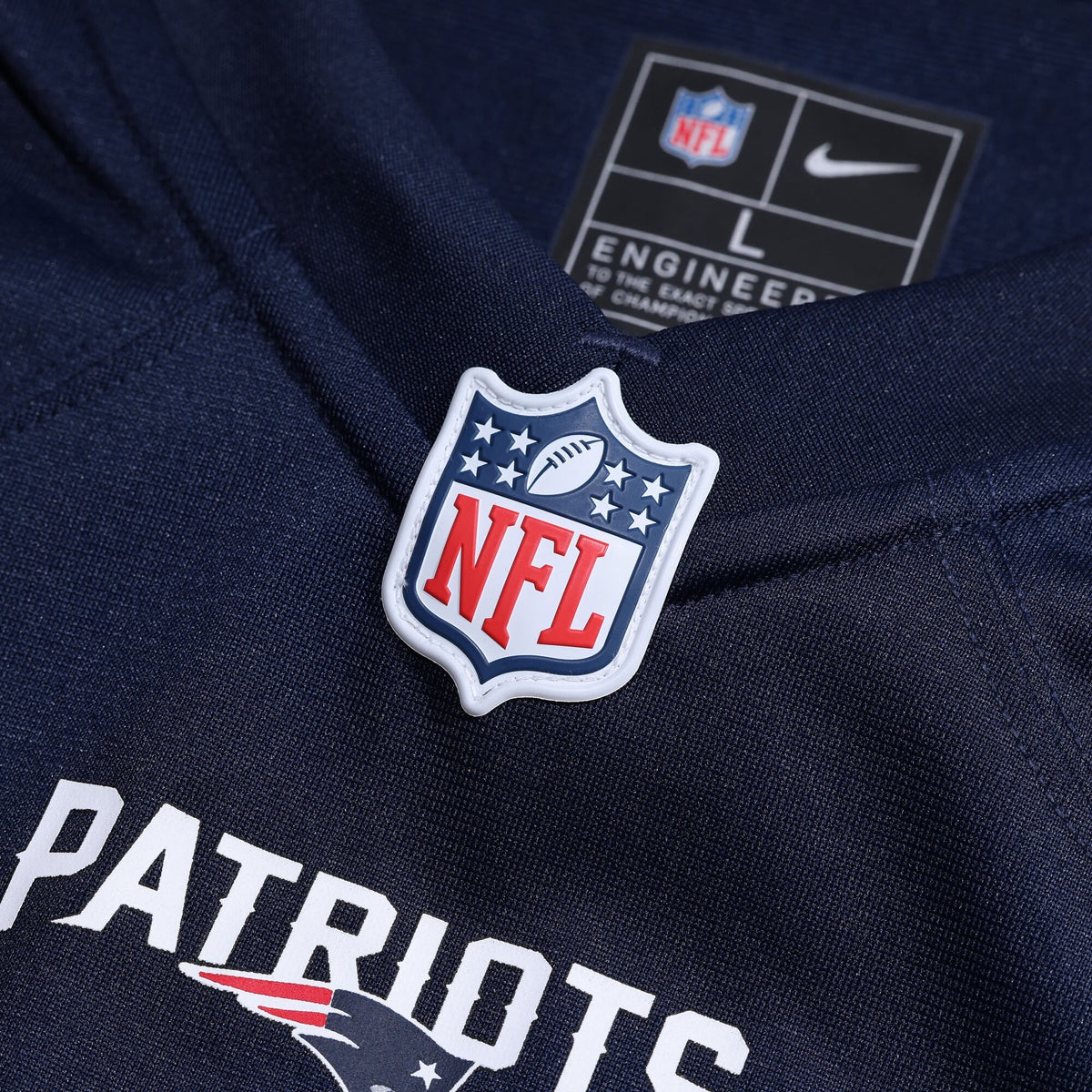 New England Patriots Christian Elliss Navy Game Jersey