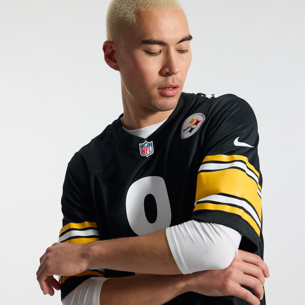 Pittsburgh Steelers Aaron Rodgers Black Game Jersey