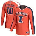 Illinois Fighting Illini NIL Pick-A-Player Lightweight Collegiate Volleyball Fashion Jersey - Orange