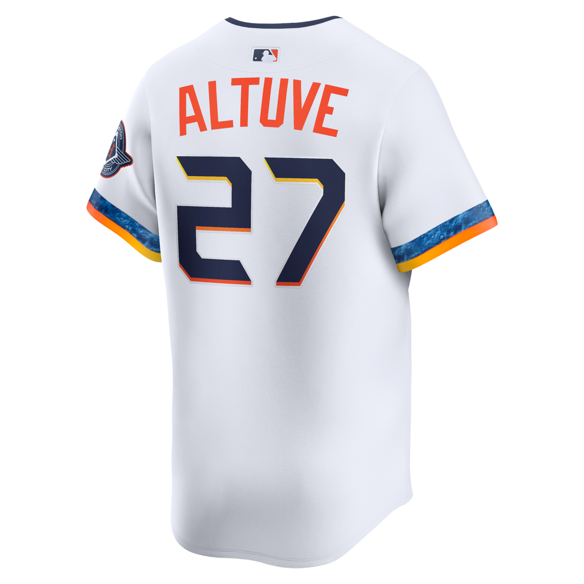 Houston Astros Jose Altuve White 2025 City Connect Limited Player Jersey