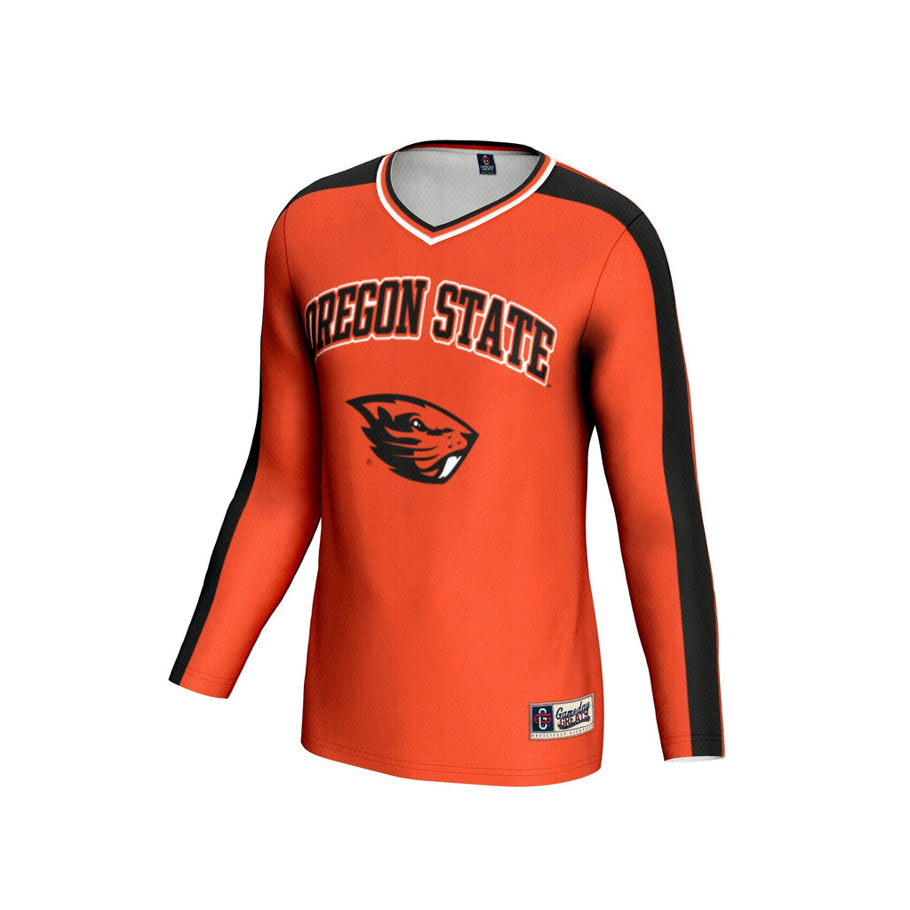 Oregon State Beavers #1 Lightweight Volleyball Fashion Jersey - Orange