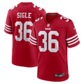 San Francisco 49ers Marques Sigle Scarlet Team Game Jersey